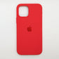 apple silicone case Velvet inner cover Hard back cover for iPhone 12