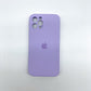 apple silicone case Velvet inner cover Hard back cover for iPhone 12 Pro