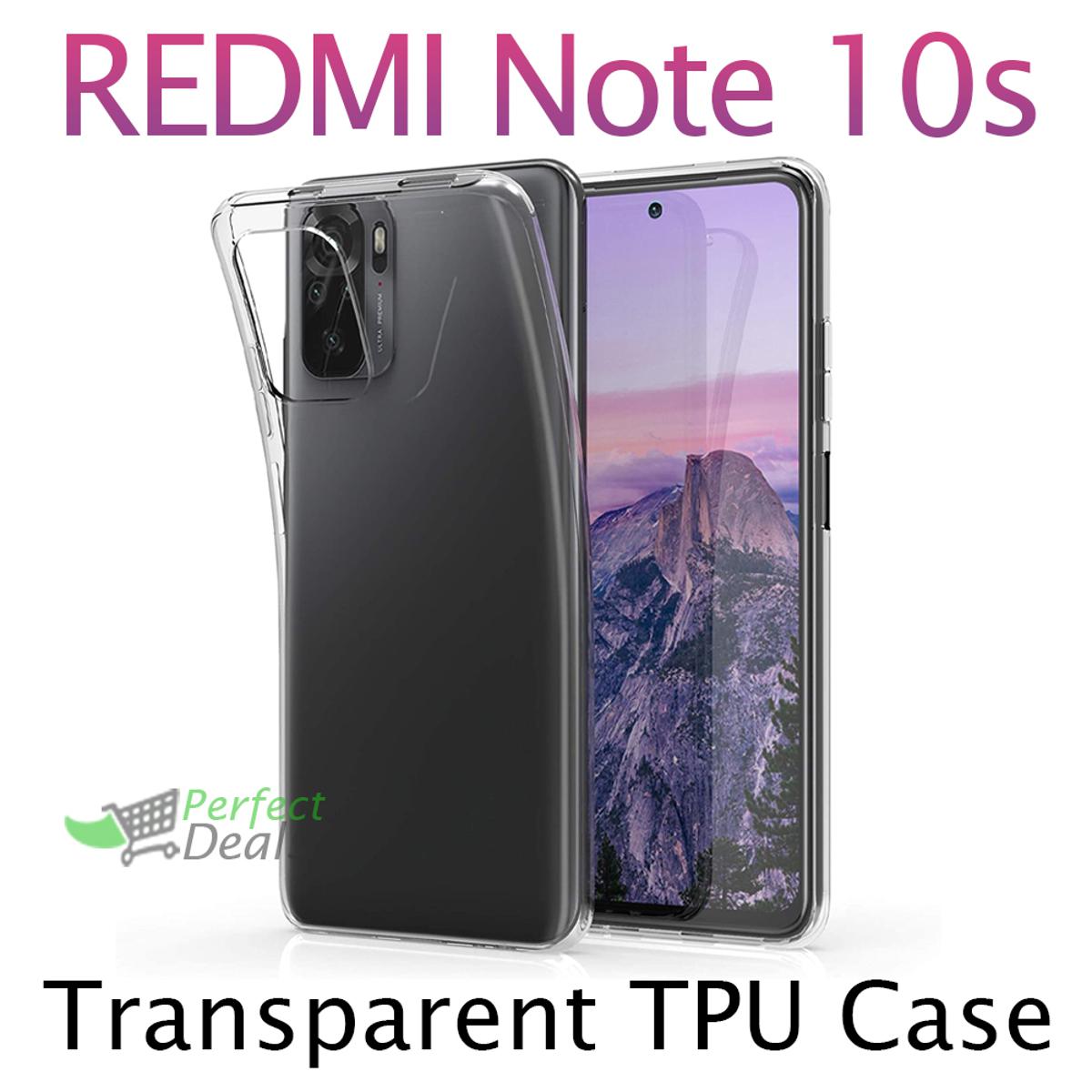 Transparent Clear Slim Case for New Redmi Note 10s