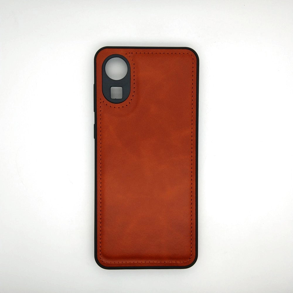 Luxury Leather Case Protection Phone Case Back Cover for Samsung A03 Core