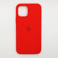 apple silicone case Velvet inner cover Hard back cover for iPhone 12