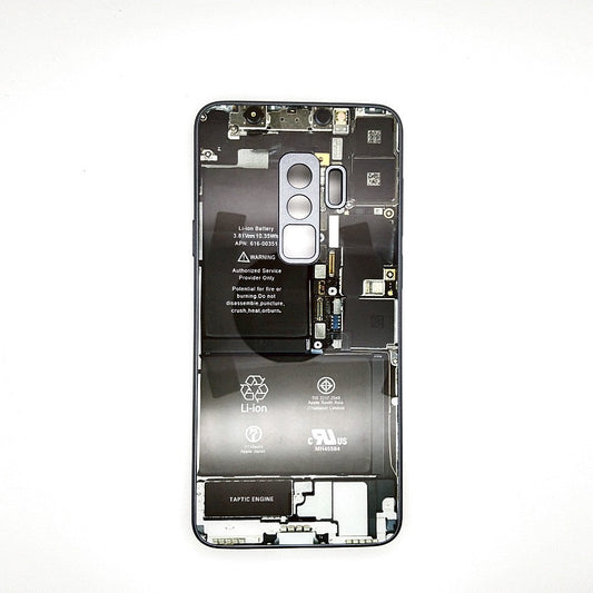 Circuit Board High Quality Hard Cover Full Camera Lens Protective Case for Samsung S9 Plus
