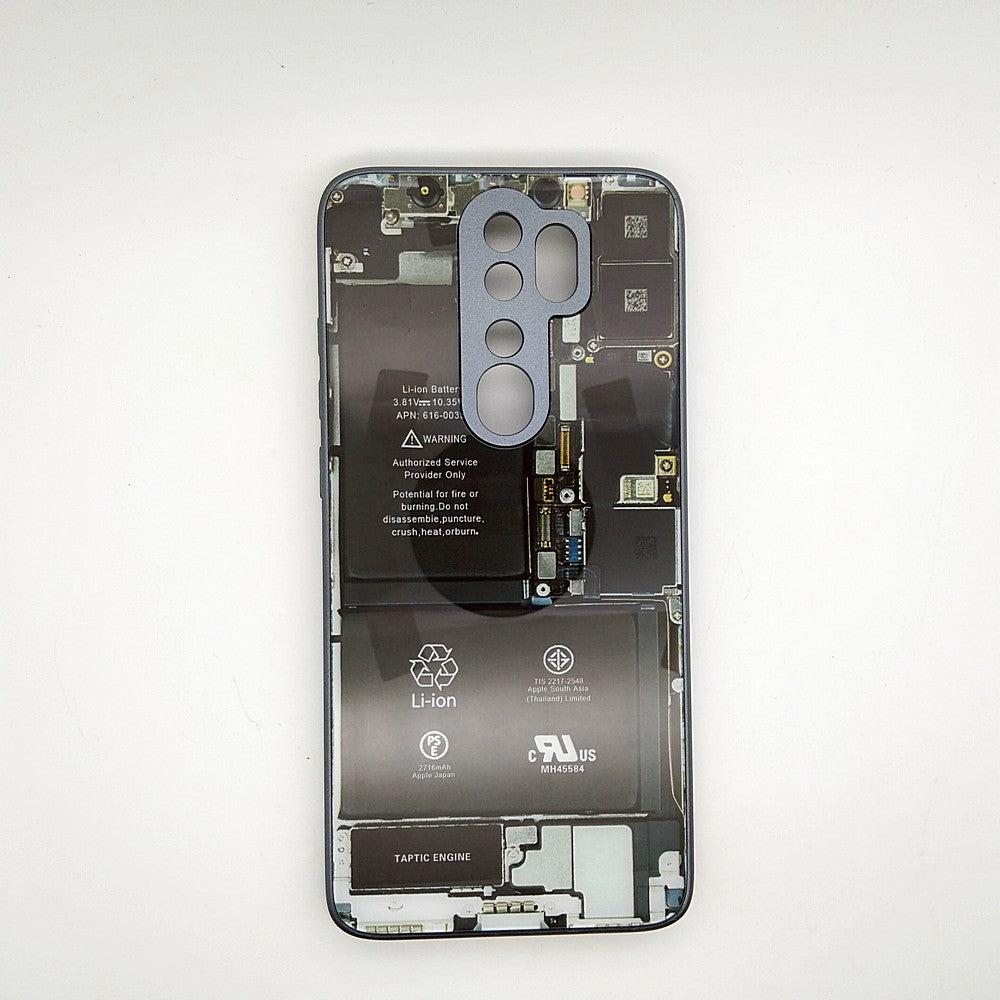 Circuit Board High Quality Hard Cover Full Camera Lens Protective Case for Redmi Note 8 Pro
