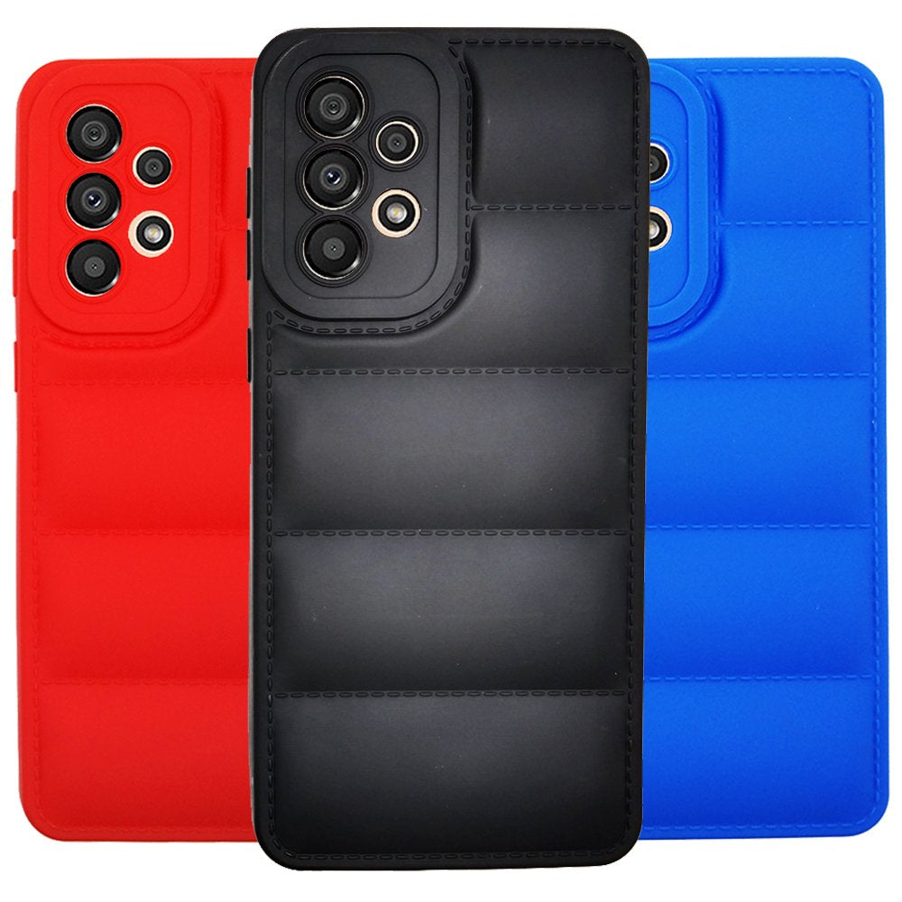 Puffer Case Jacket Cushion Back Cover for Samsung A33 5G