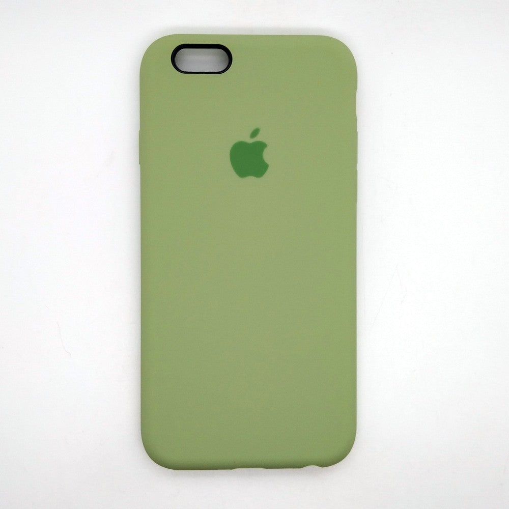 apple silicone case Velvet inner cover Hard back cover for iPhone 6 / 6s