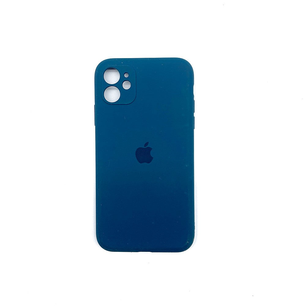 apple silicone case Velvet inner cover Hard back cover for iPhone 11