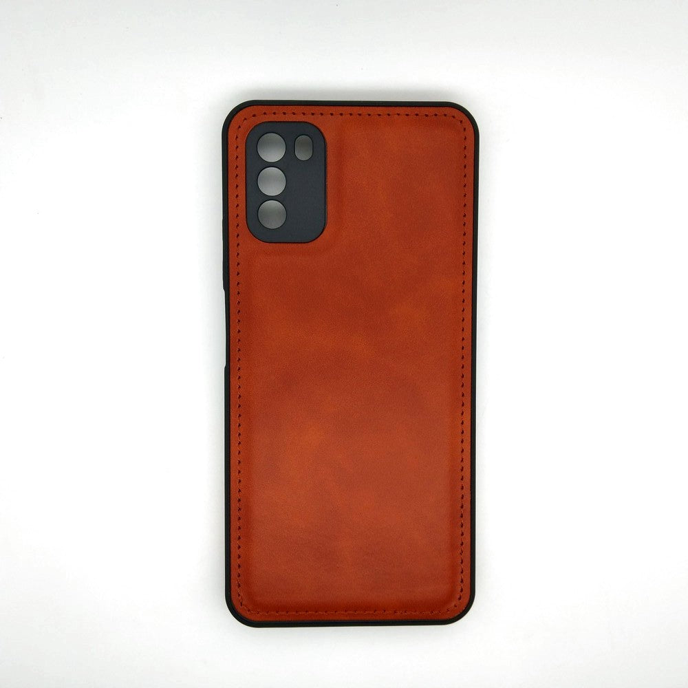 Luxury Leather Case Protection Phone Case Back Cover for Xiaomi POCO M3