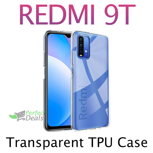 Transparent Clear TPU Case for Redmi 9T