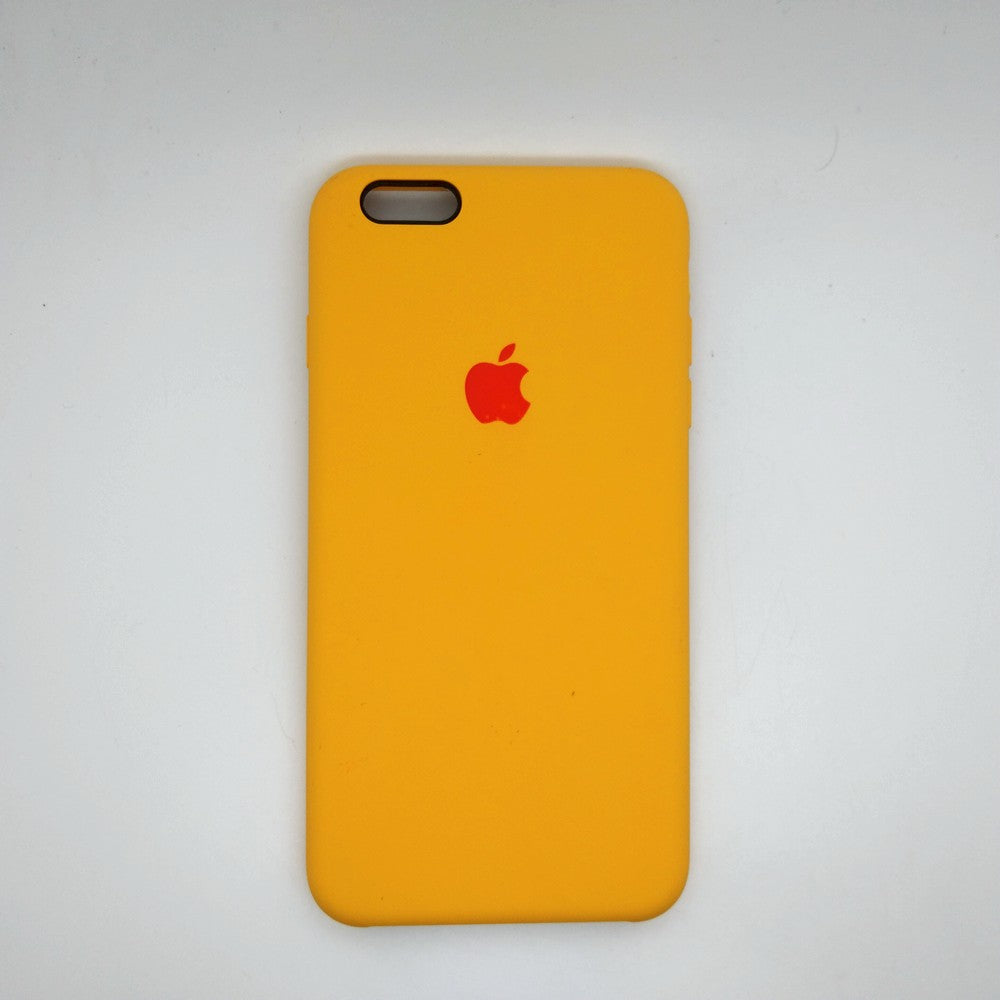 apple silicone case Velvet inner cover Hard back cover for iPhone 6 Plus / 6s Plus