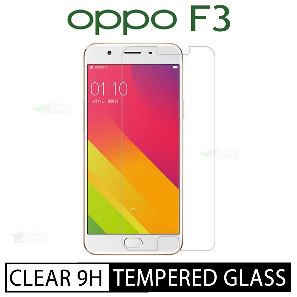 9H Clear Screen Protector Tempered Glass for OPPO F3