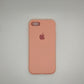 apple silicone case Velvet inner cover Hard back cover for iPhone 7 / 8