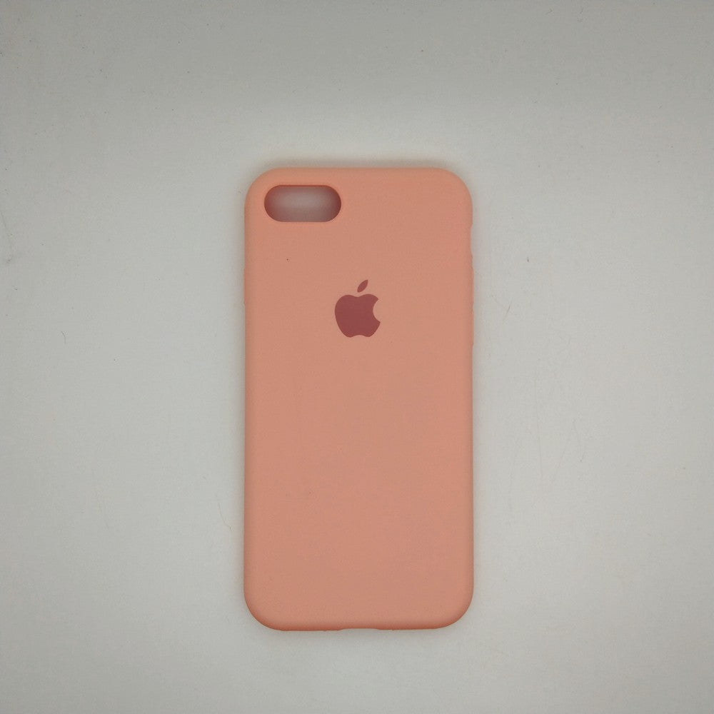 apple silicone case Velvet inner cover Hard back cover for iPhone 7 / 8