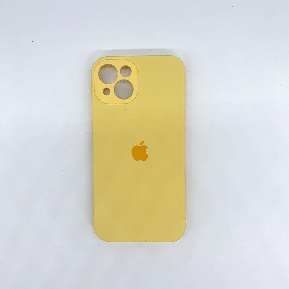 apple silicone case Velvet inner cover Hard back cover for iPhone 13