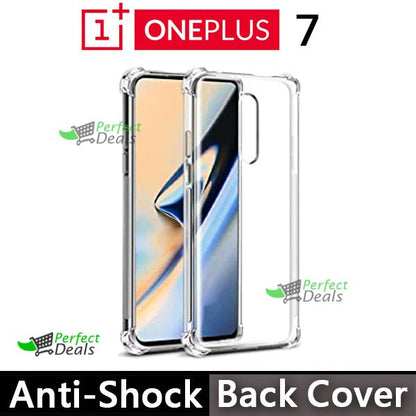 AntiShock Clear Back Cover Soft Silicone TPU Bumper case for Oneplus OnePlus 7