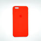apple silicone case Velvet inner cover Hard back cover for iPhone 6 Plus / 6s Plus