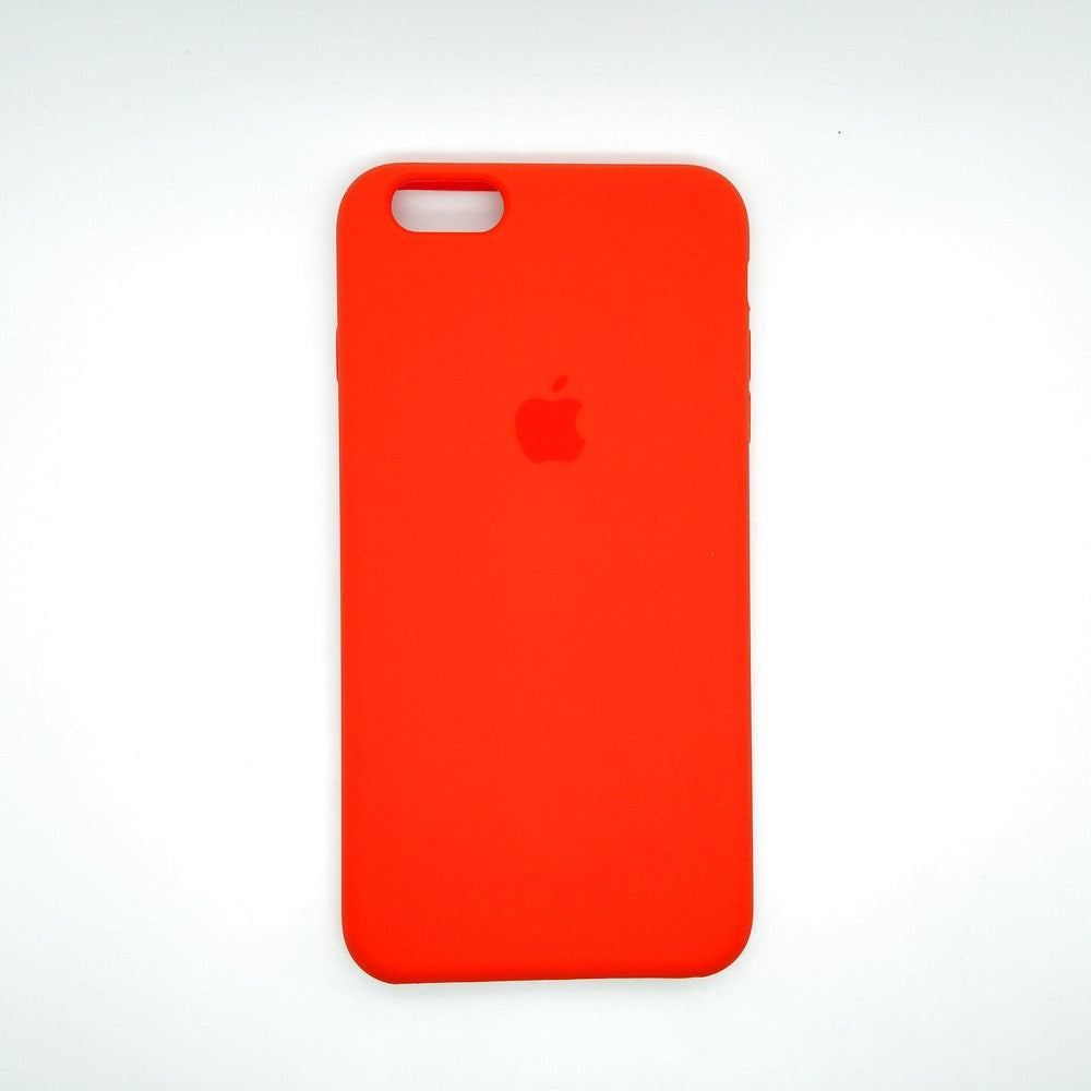 apple silicone case Velvet inner cover Hard back cover for iPhone 6 Plus / 6s Plus