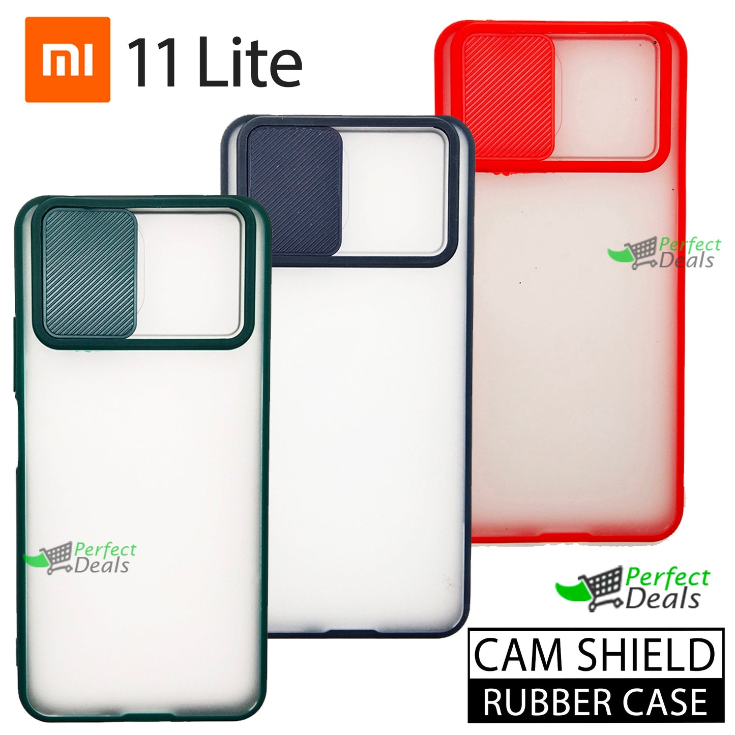 Camera Protection Slide PC+TPU case for Samsung Mi 11 Lite