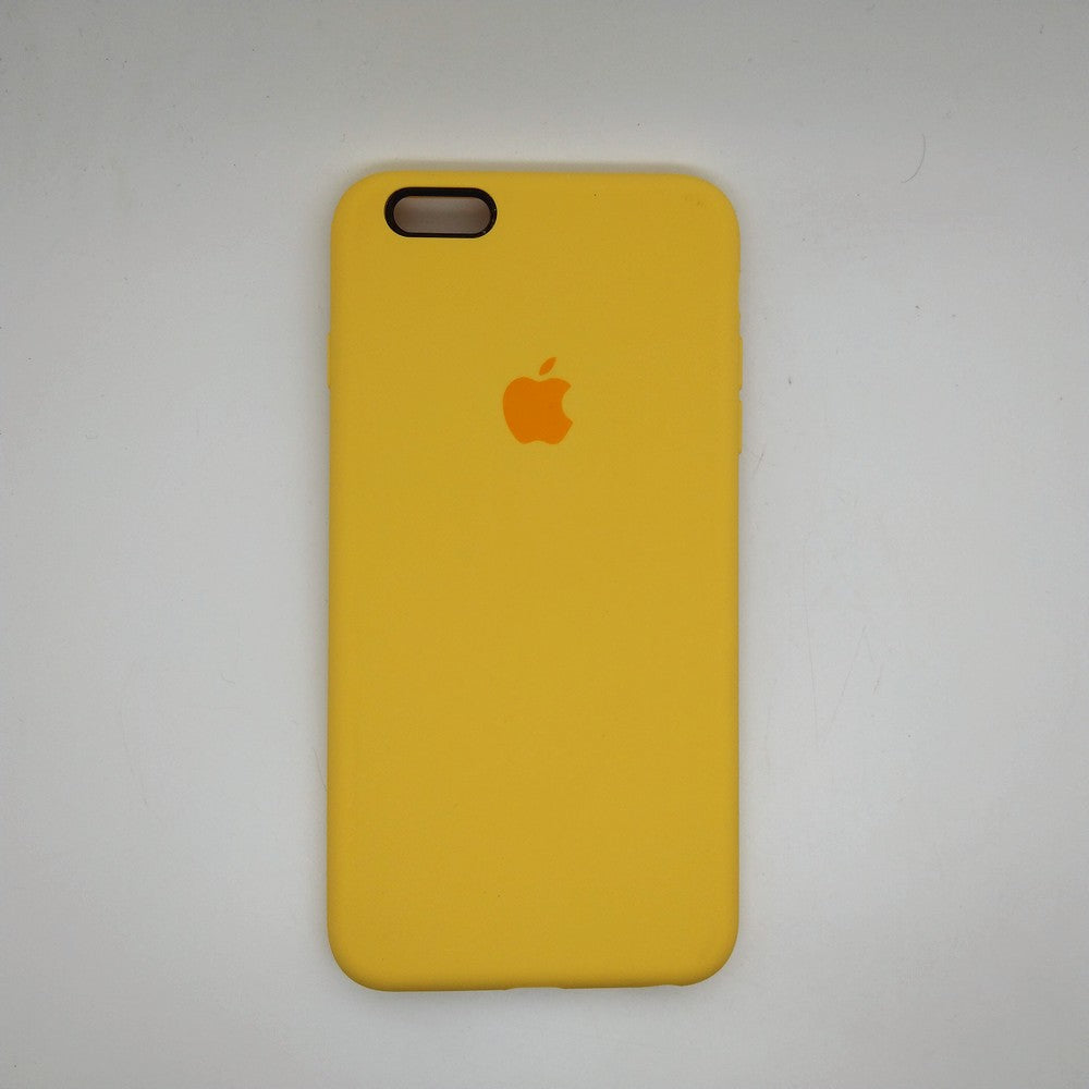 apple silicone case Velvet inner cover Hard back cover for iPhone 6 Plus / 6s Plus