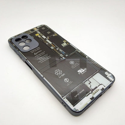 Circuit Board High Quality Hard Cover Full Camera Lens Protective Case for Samsung A22 4G