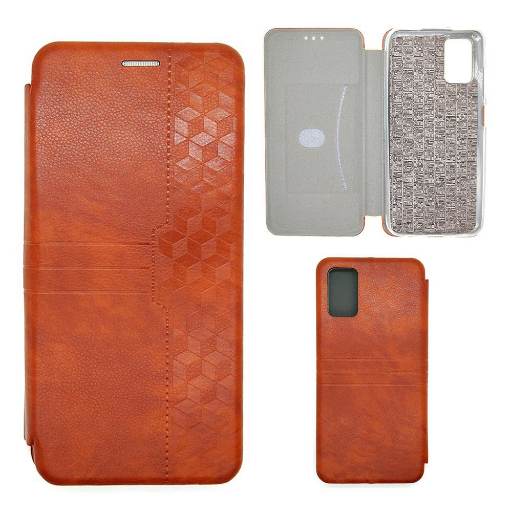 Samsung A03s Leather Pouch Case Premium Leather texture full cover