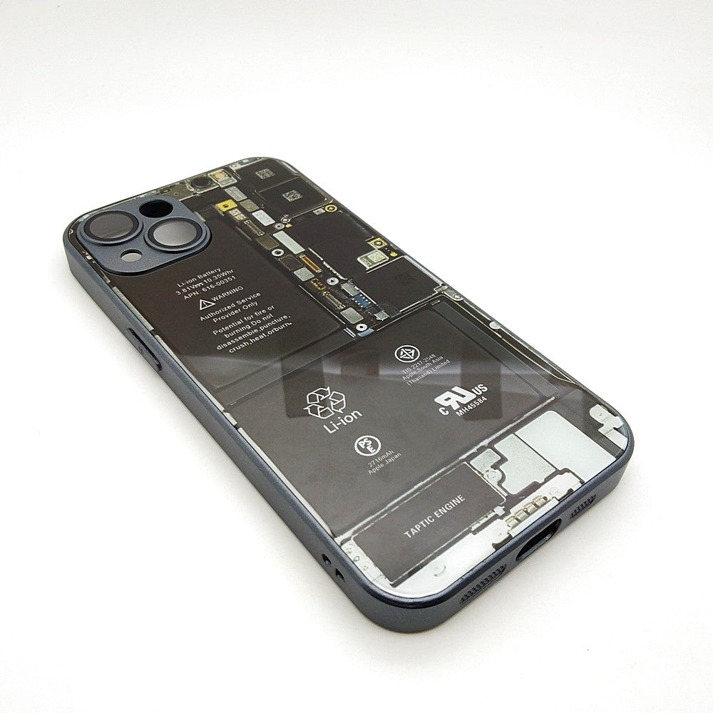 Circuit Board High Quality Hard Cover Full Camera Lens Protective Case for iPhone 13