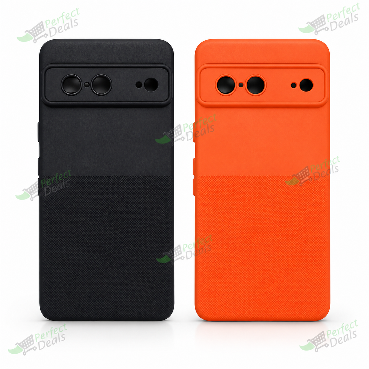 Google Pixel 7 Premium Soft Silicone Case – Slim Shockproof TPU Back Cover with Raised Camera & Screen Guard