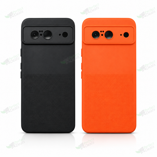 Google Pixel 8 Soft Silicone Protective Back Cover – Slim Shockproof TPU Case with Raised Camera Edges