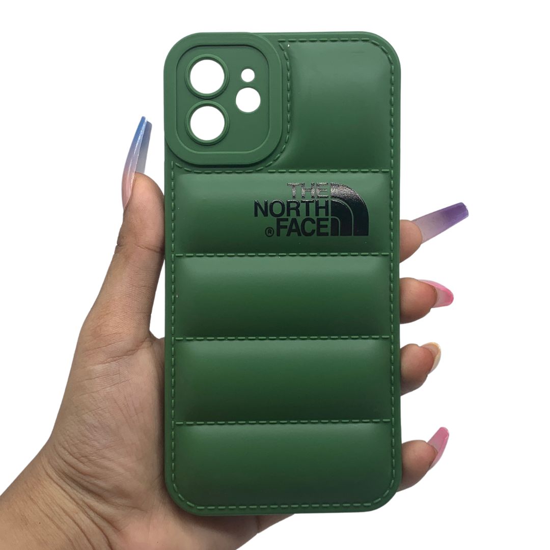 iPhone 12 Puffer Jacket Case Shock-Absorbing Air Cushion Back Cover
