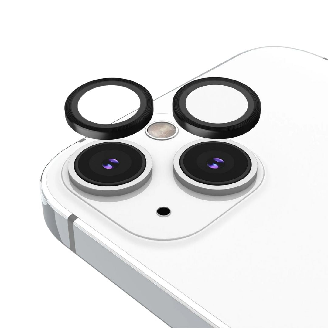 iPhone 14 Camera lens protection Ring with Tempered glass