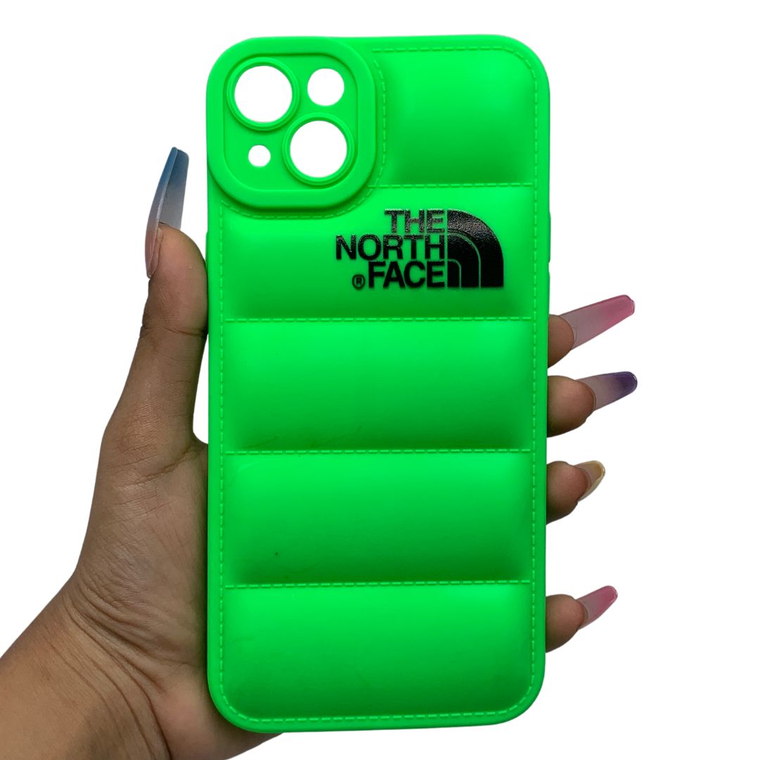 iPhone 14 Plus Puffer Jacket Case Shock-Absorbing Air Cushion Back Cover