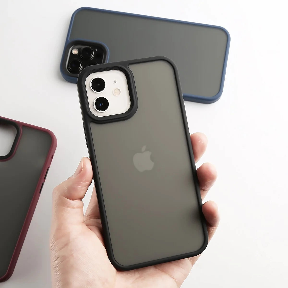 New Luxury Matte Silicone LMU Design Case for apple iPhone 12 Pro