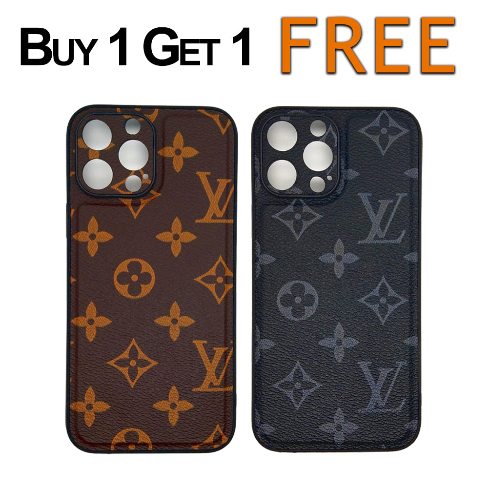 LV Case Special Buy 1 Get 1 Free Offer pack For apple iPhone 13 Pro Max