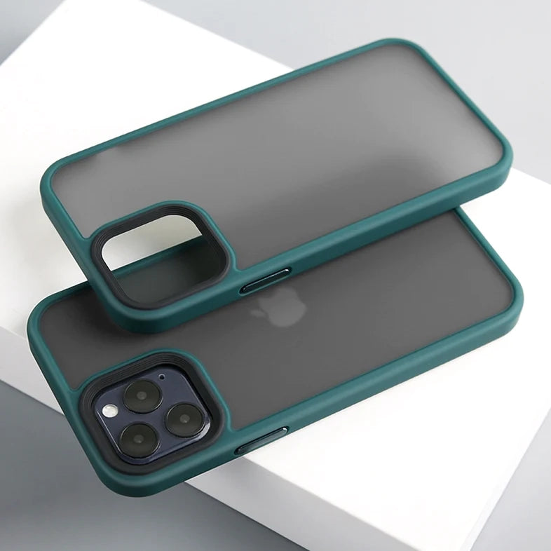 New Luxury Matte Silicone LMU Design Case for apple iPhone 12