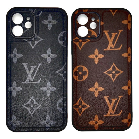 LV Case High Quality Perfect Cover Full Lens Protective Rubber TPU Case For apple iPhone 12