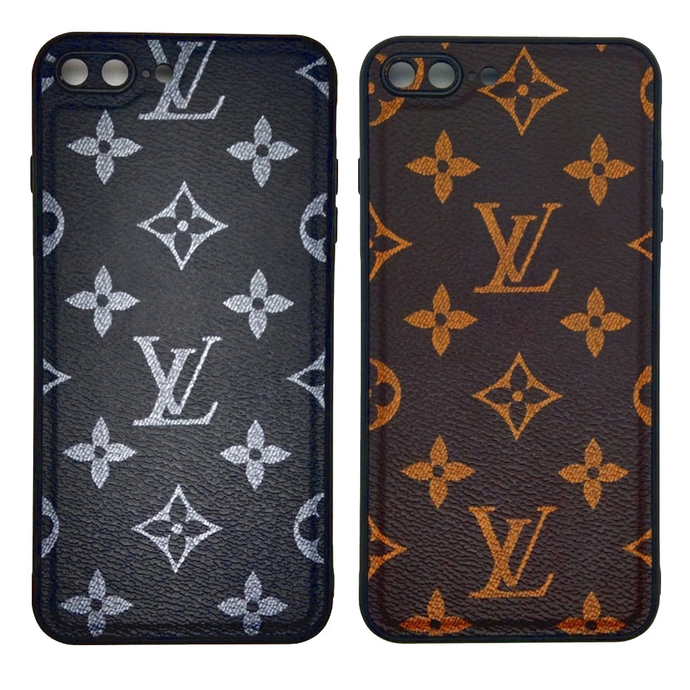 LV Case High Quality Perfect Cover Full Lens Protective Rubber TPU Case For apple iPhone 7 Plus