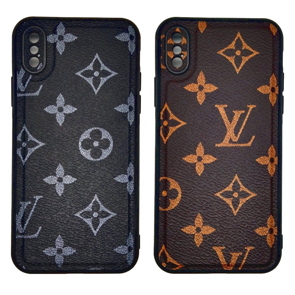 LV Case High Quality Perfect Cover Full Lens Protective Rubber TPU Case For apple iPhone XS