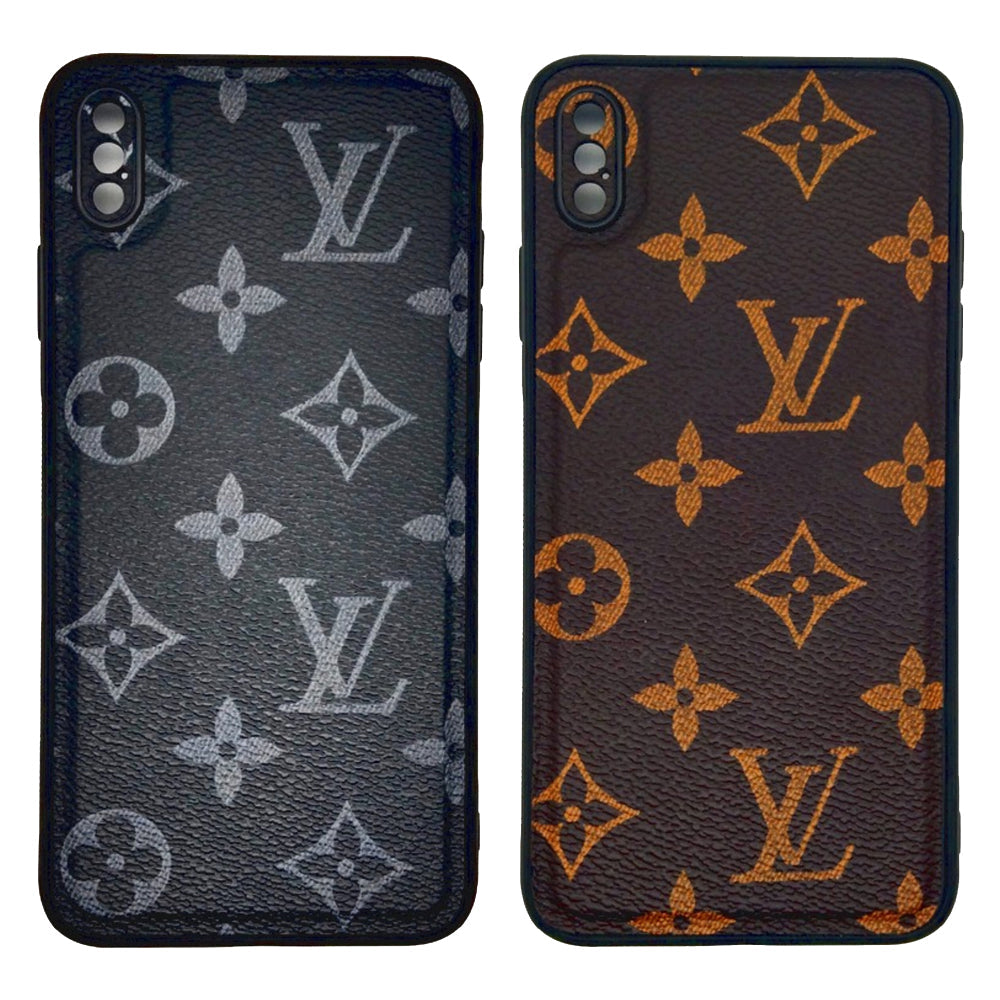 LV Case High Quality Perfect Cover Full Lens Protective Rubber TPU Case For apple iPhone Xs Max