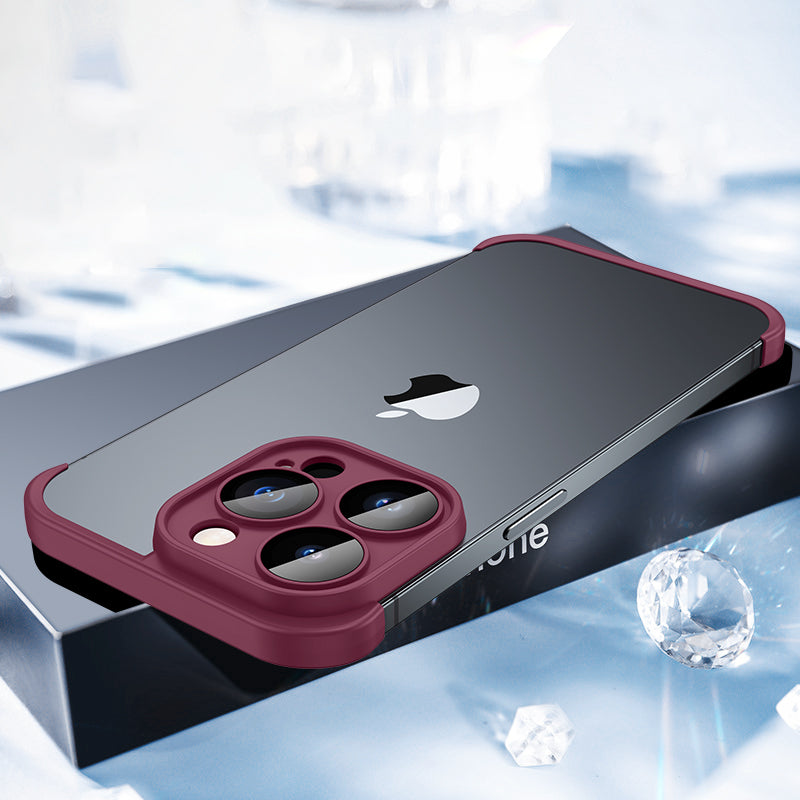 Clip Case Corner Rimless Soft TPU Clip for iPhone