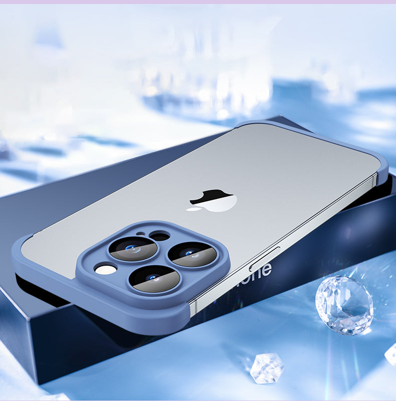 Clip Case Corner Rimless Soft TPU Clip for iPhone