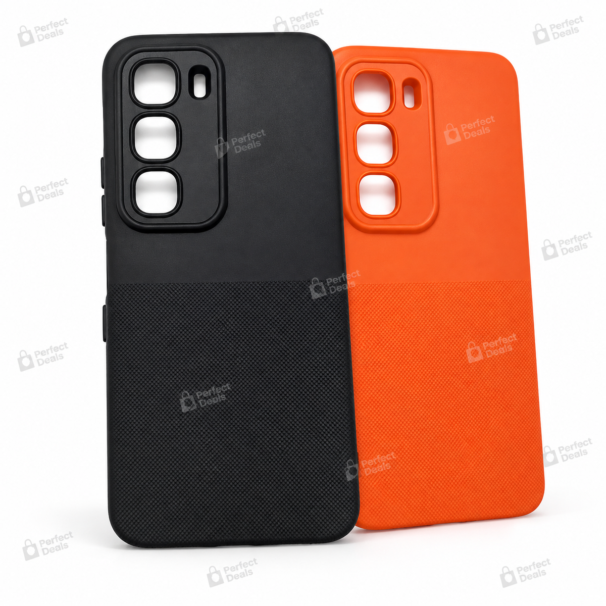Infinix Hot 60 Shockproof Silicone Protective Case – Slim TPU Back Cover with Raised Camera and Anti-Slip Grip
