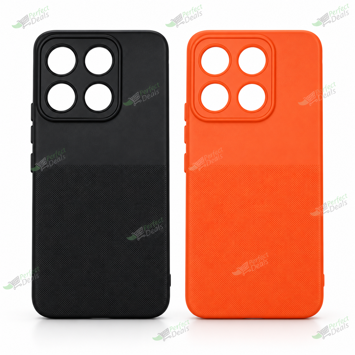 itel A60 Soft Silicone TPU Case – Slim Shockproof Protective Back Cover with Anti-Slip Grip & Raised Edges