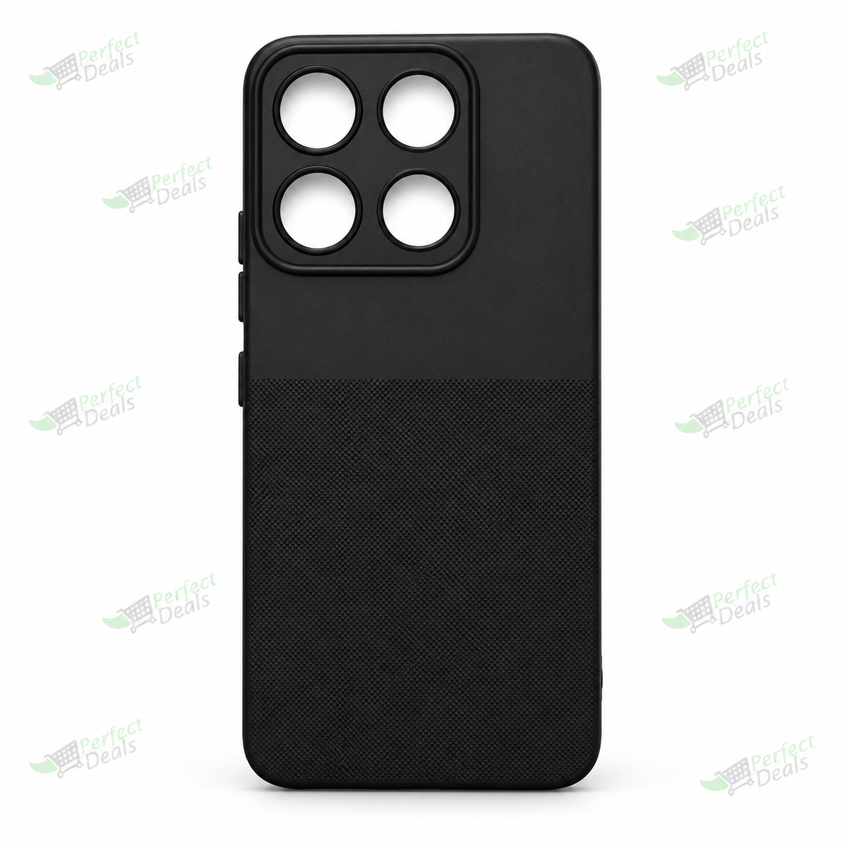 itel A60 Soft Silicone TPU Case – Slim Shockproof Protective Back Cover with Anti-Slip Grip & Raised Edges