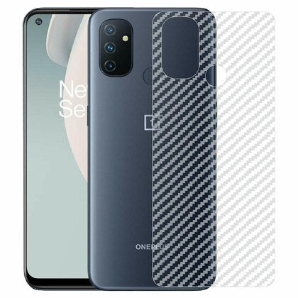 Oneplus Nord N10 carbon Back Clear Skin Sticker