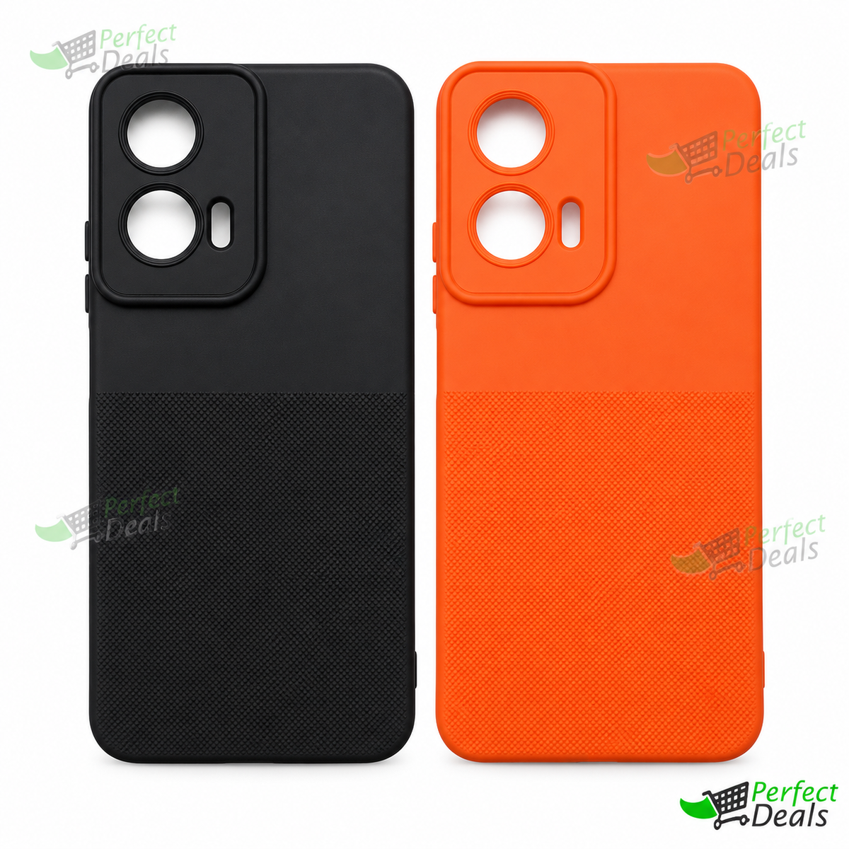 Motorola Moto G35 Slim Silicone Protective Cover – Shock Resistant TPU Back Case with Non-Slip Grip & Raised Edges