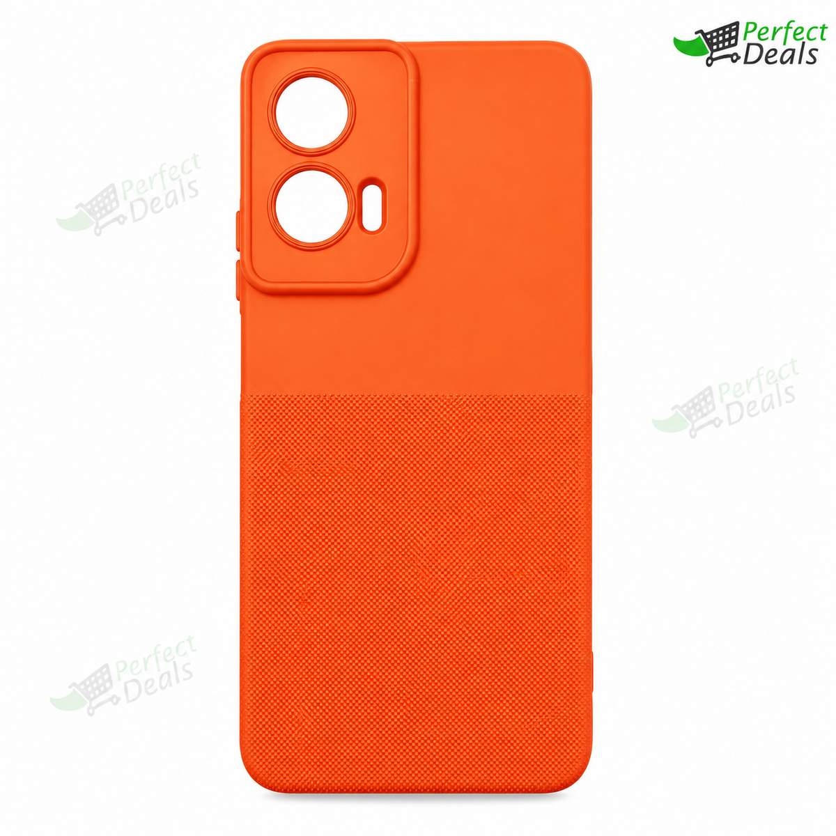 Motorola Moto G35 Slim Silicone Protective Cover – Shock Resistant TPU Back Case with Non-Slip Grip & Raised Edges