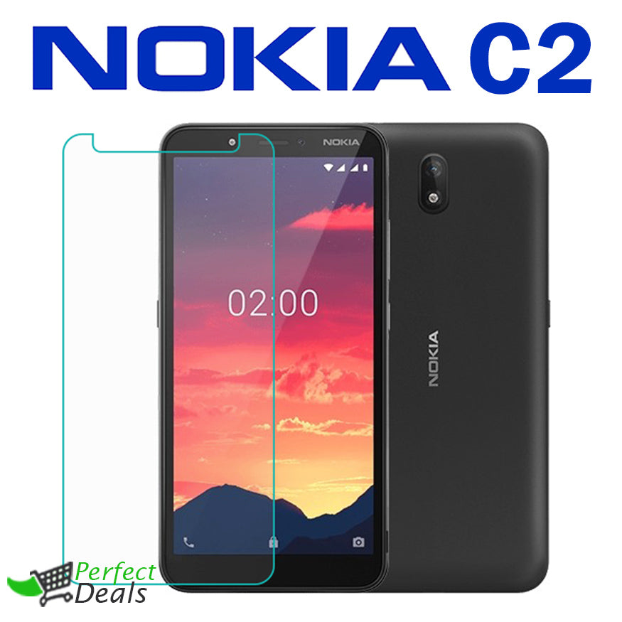 9H Clear Screen Protector Tempered Glass for Nokia C2