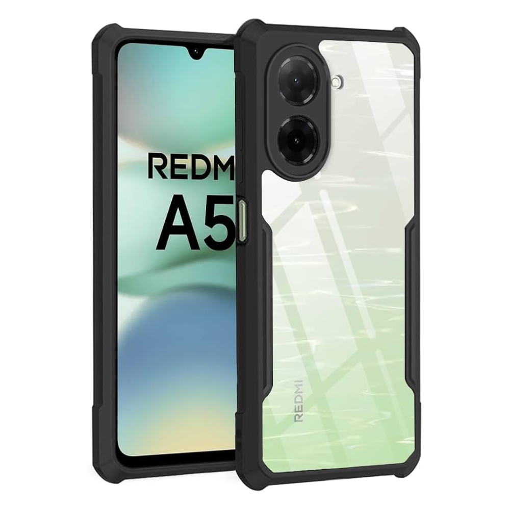 Redmi A5 Shockproof Rugged Case with Enhanced Grip and Heavy Duty Corner Protection