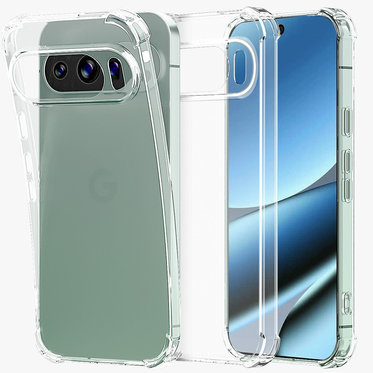 Google Pixel 10 Clear Anti-Shock Case Reinforced Corner Protection