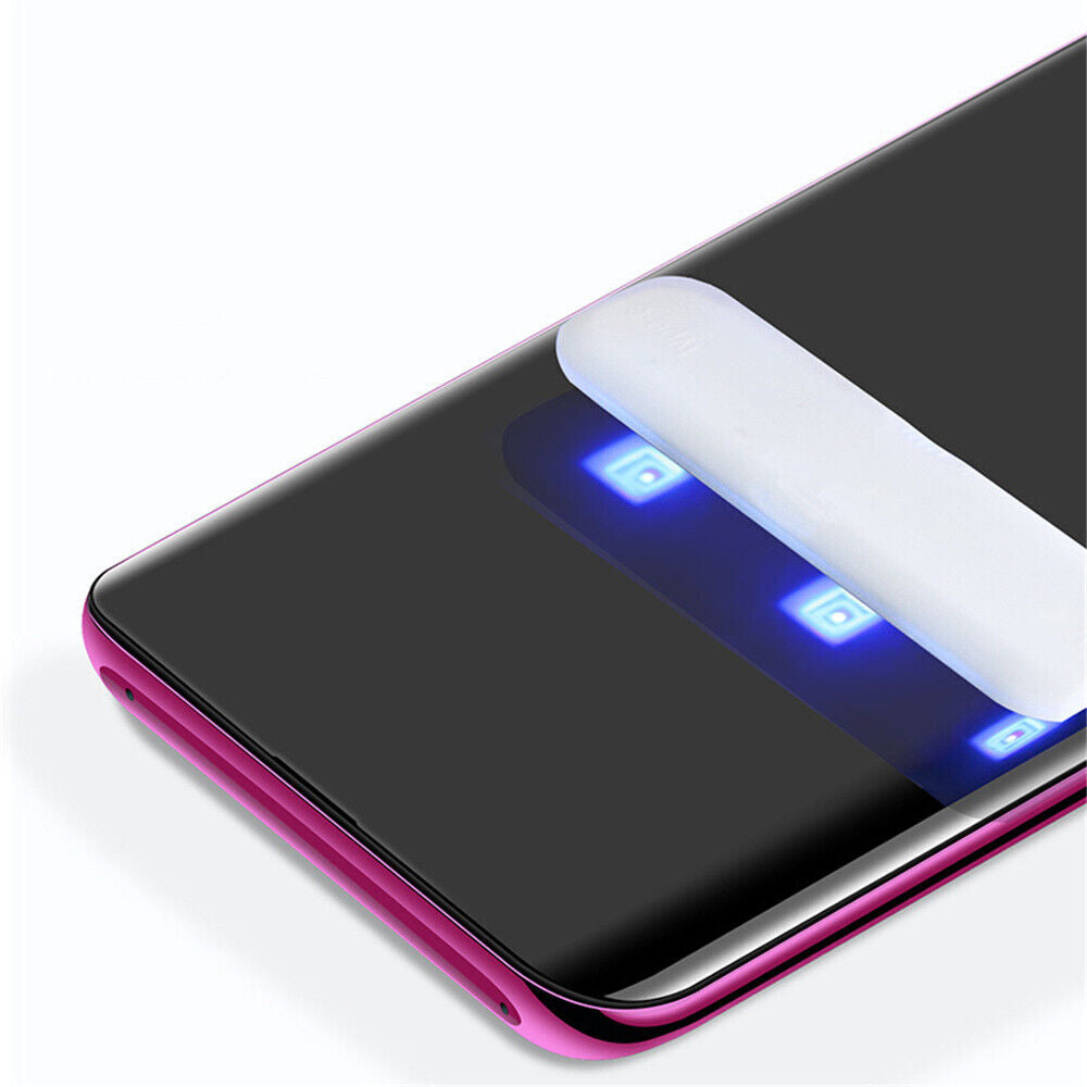 Pack of UV Glue Full Screen Protector Tempered Glass + Carbon Back Sticker and Camera Lens Protection for Samsung S23