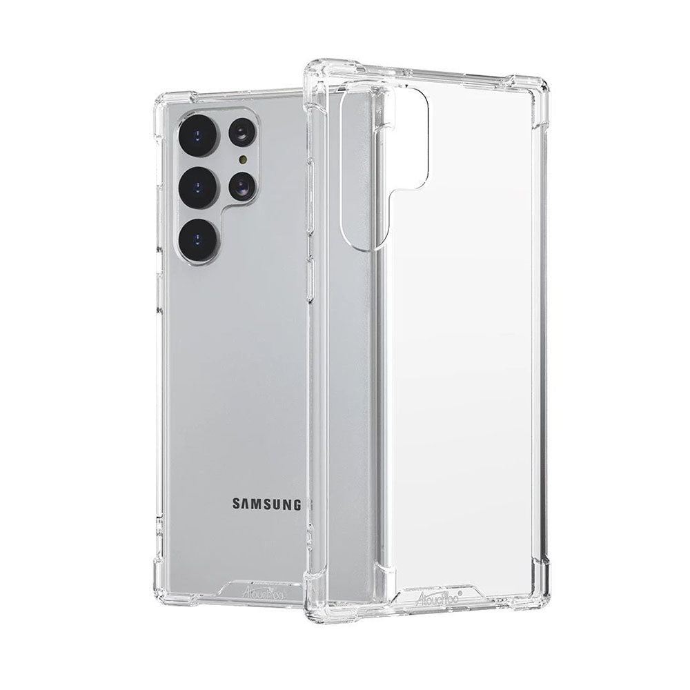 AntiShock Clear Back Cover Soft Silicone TPU Bumper case for Samsung S24 Ultra